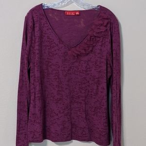 Elle XL Purple Top